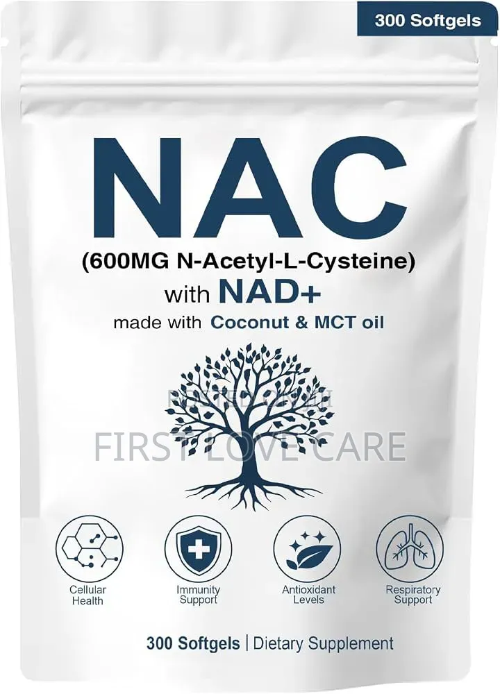 NAC 600mg Non-Gmo, Gluten Free,Organic NAC Supplement N-Acetyl Cystein