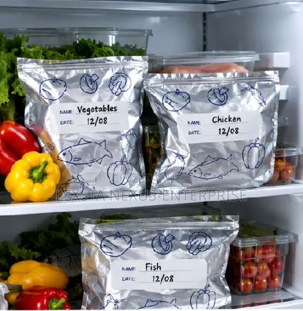 Aluminum Foil Fresh Keeping/Sealing Bags 10 in a Pack