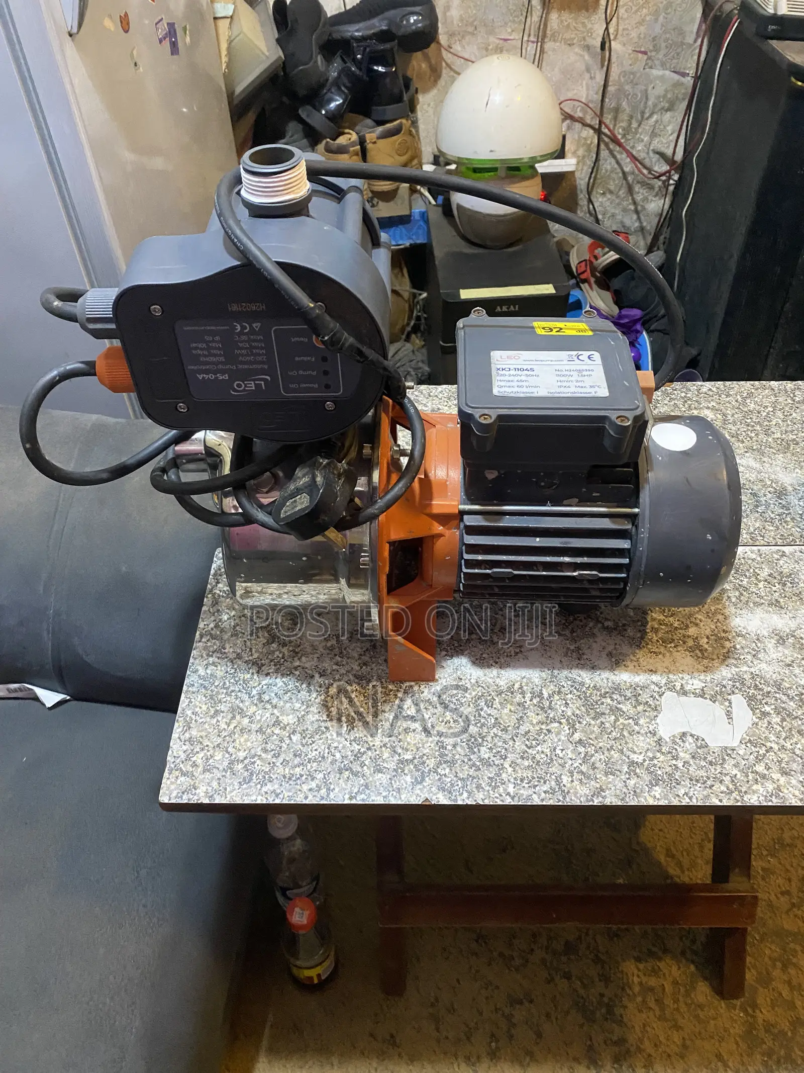 A Fairly Home Used 1.5 HP Leo Jet Pump Complete