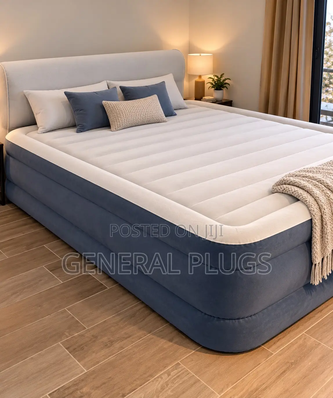 Automatic Pump Air Mattress With Easy to Carry Format Easy Deflation