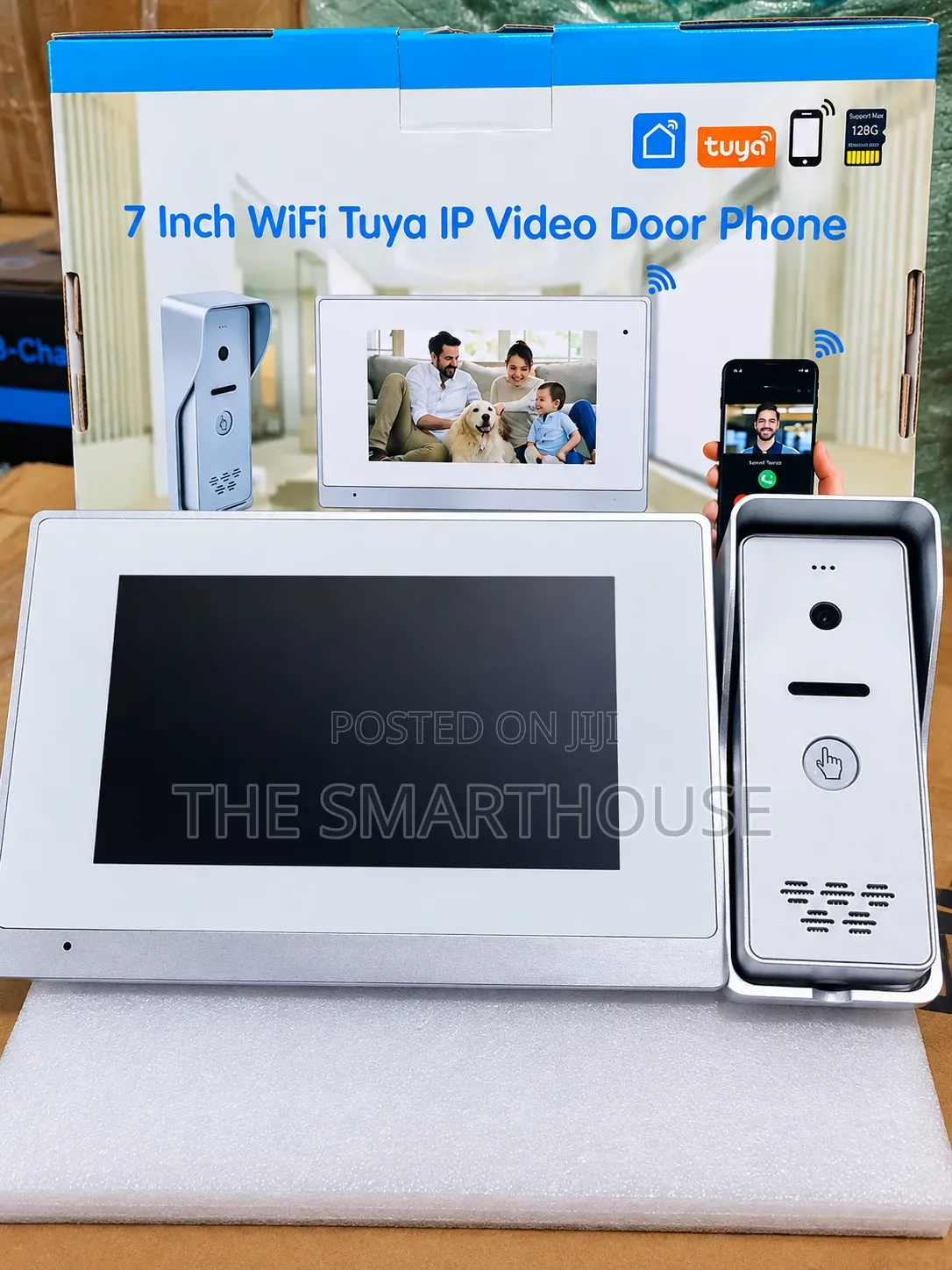 Smart 7-Inch Touch-Screen Wifi Ip Video Gate Bell