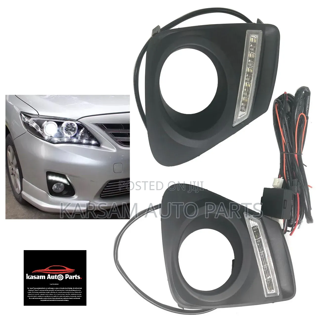 LED Daytime Running Lights Toyota Corolla 2010 2013 2012