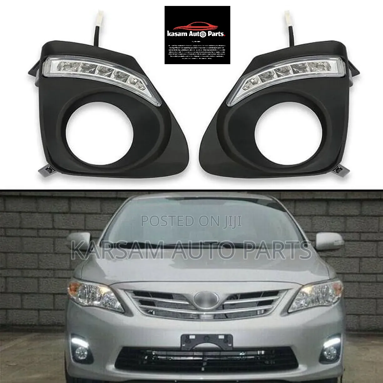 LED Daytime Running Lights Toyota Corolla 2010 2013 2012
