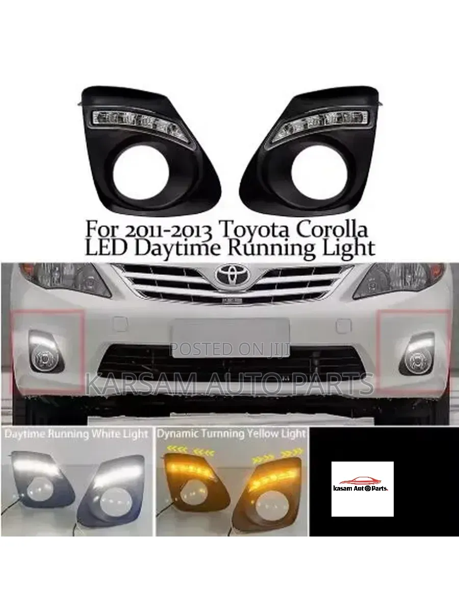 LED Daytime Running Lights Toyota Corolla 2010 2013 2012