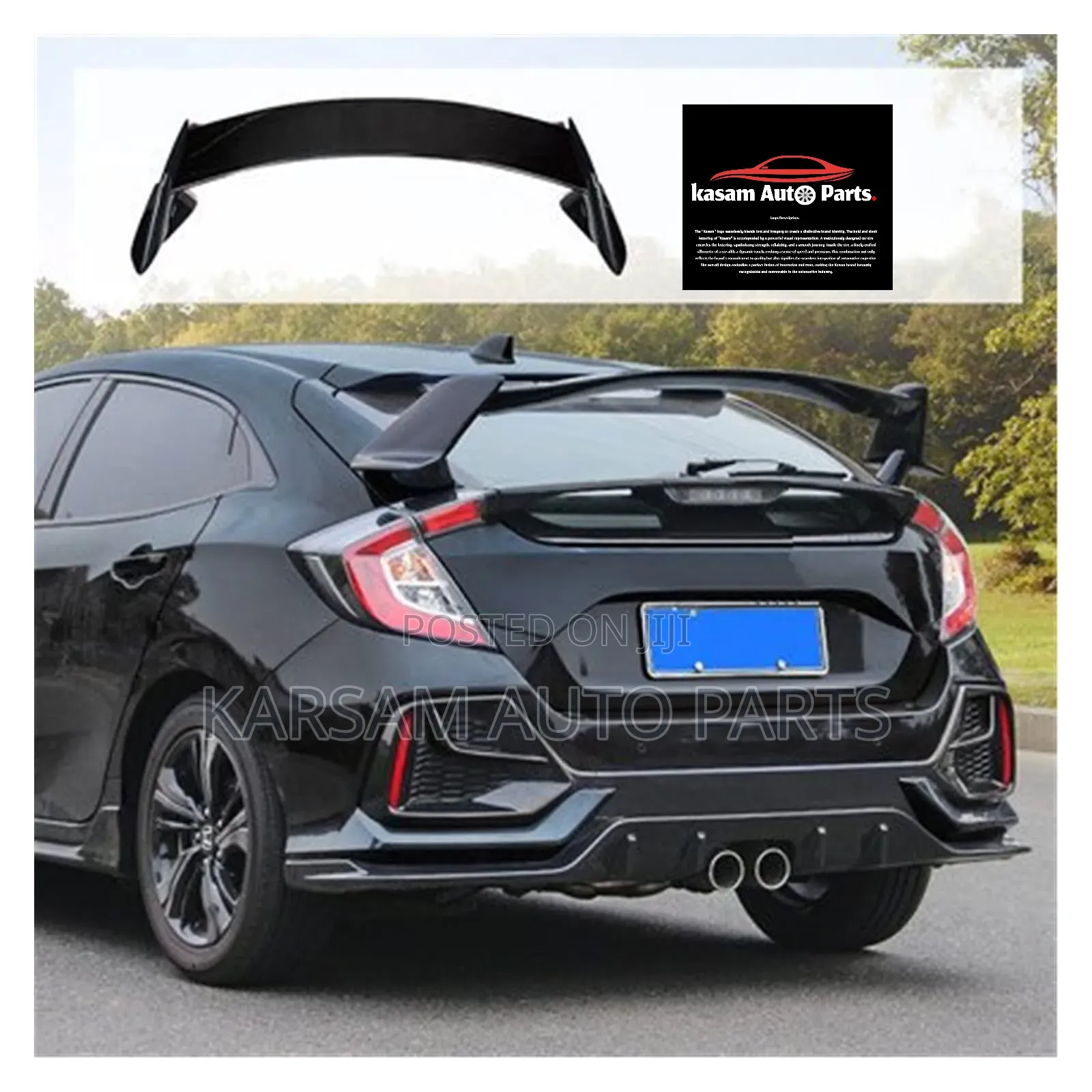 Honda Civic 2016 Big Bootspoiler