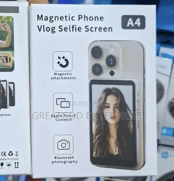 A4 Magnetic Phone Vlog Selfie Screen