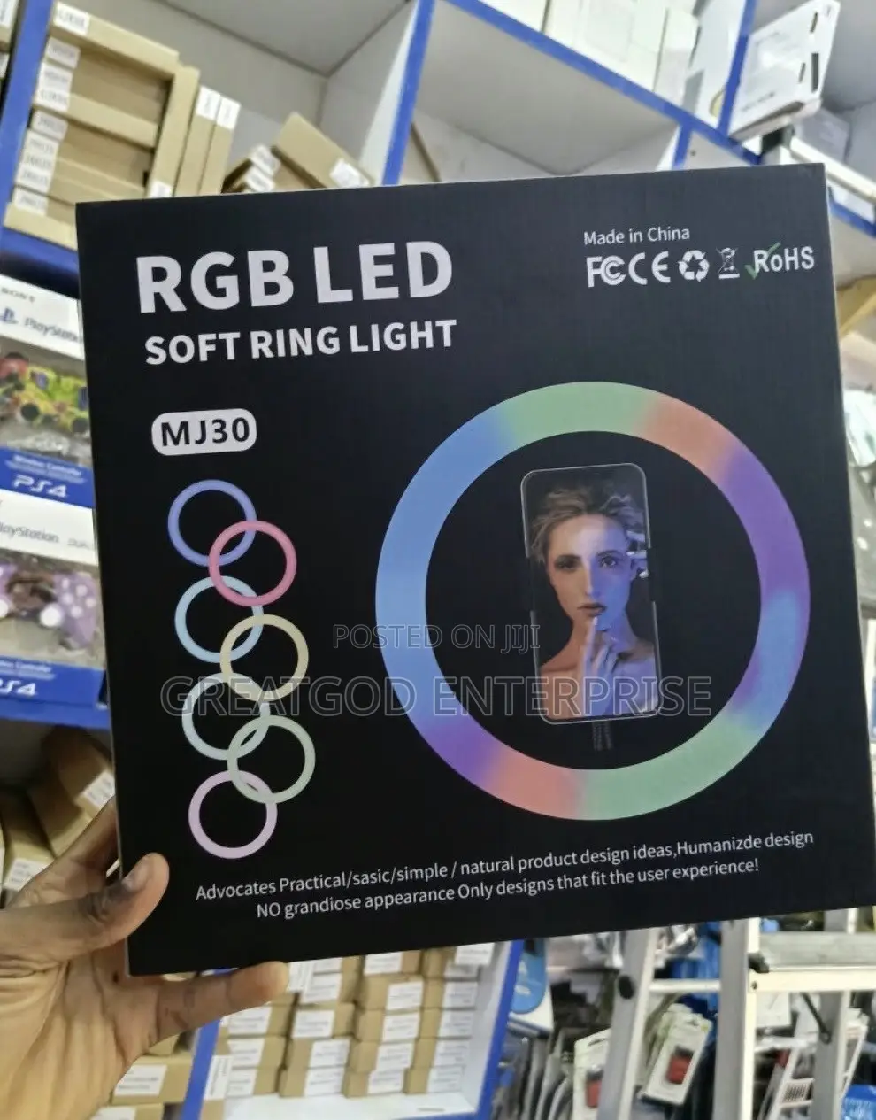 12 Inches RGB LED Soft Ring Light