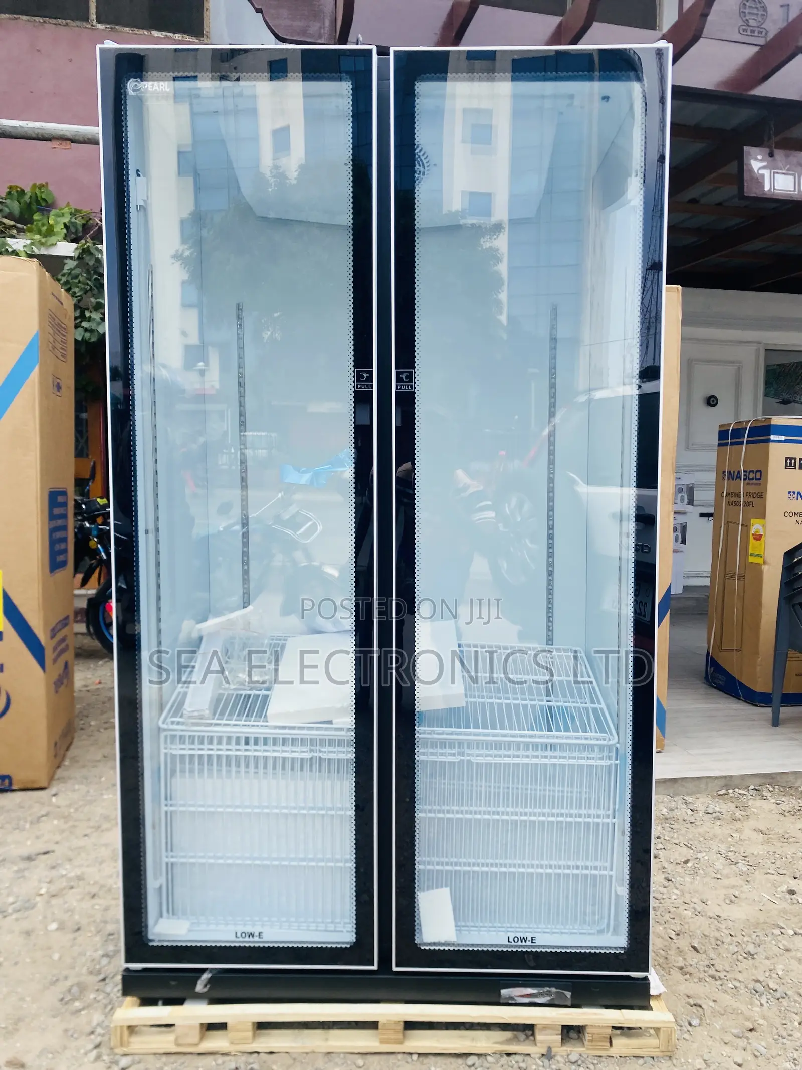 Pearl 2 Doors Display Fridge