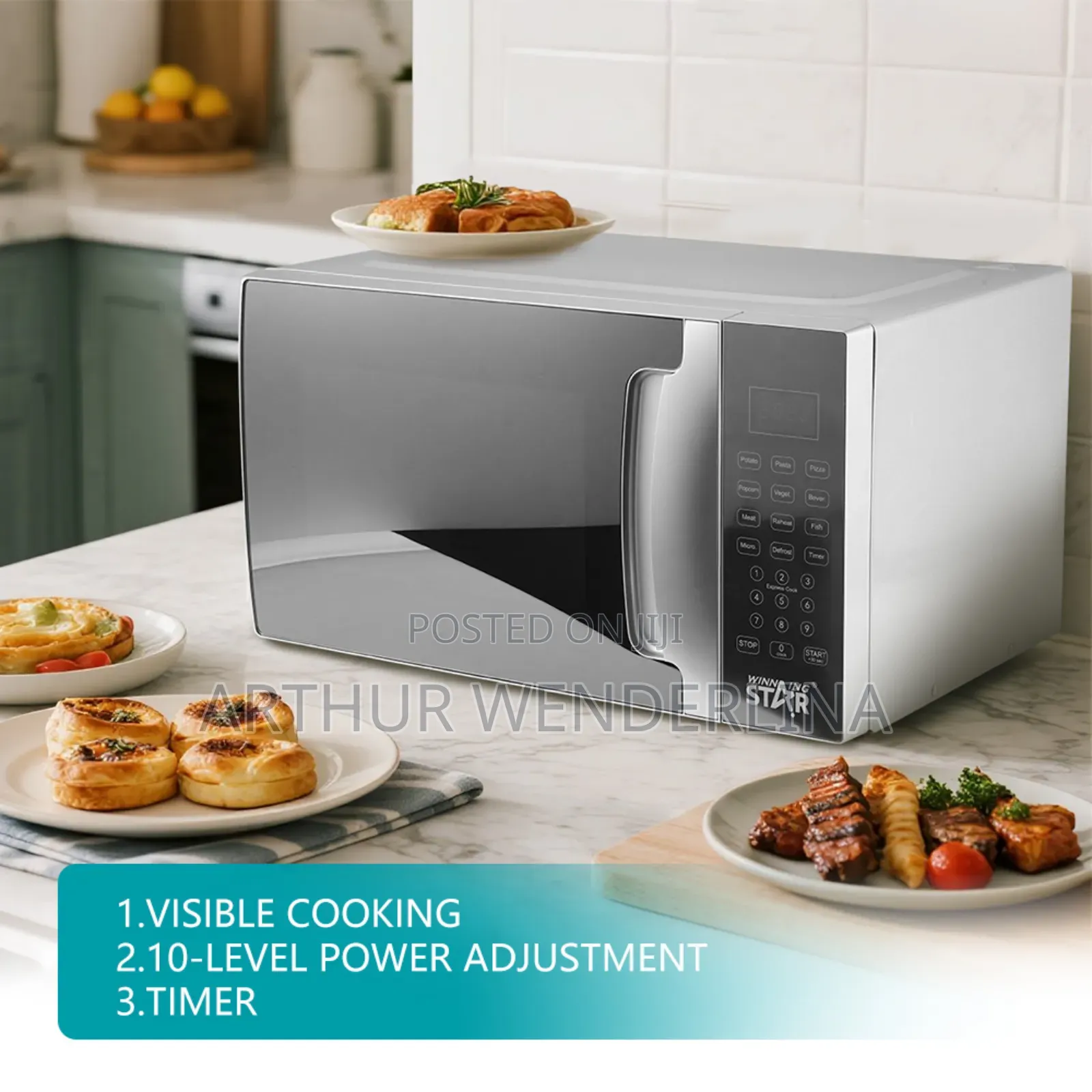 Winning Star St-90501 23l Capacity 800w Microwave