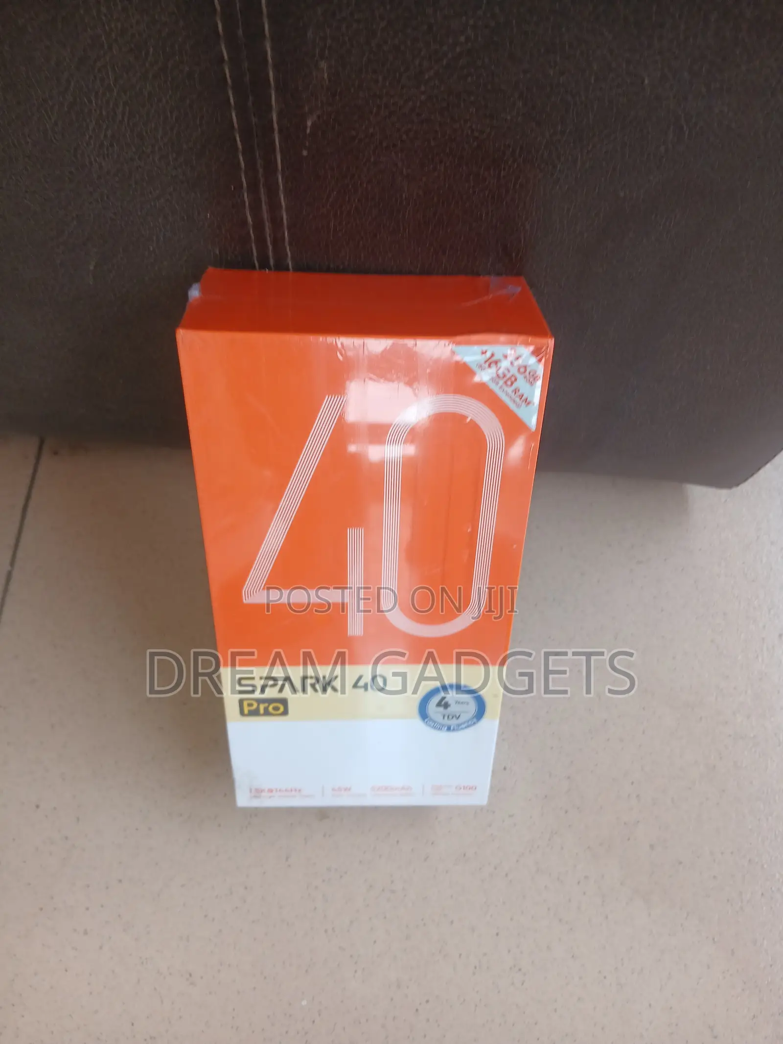 New Tecno Spark 40 Pro 256 GB Black
