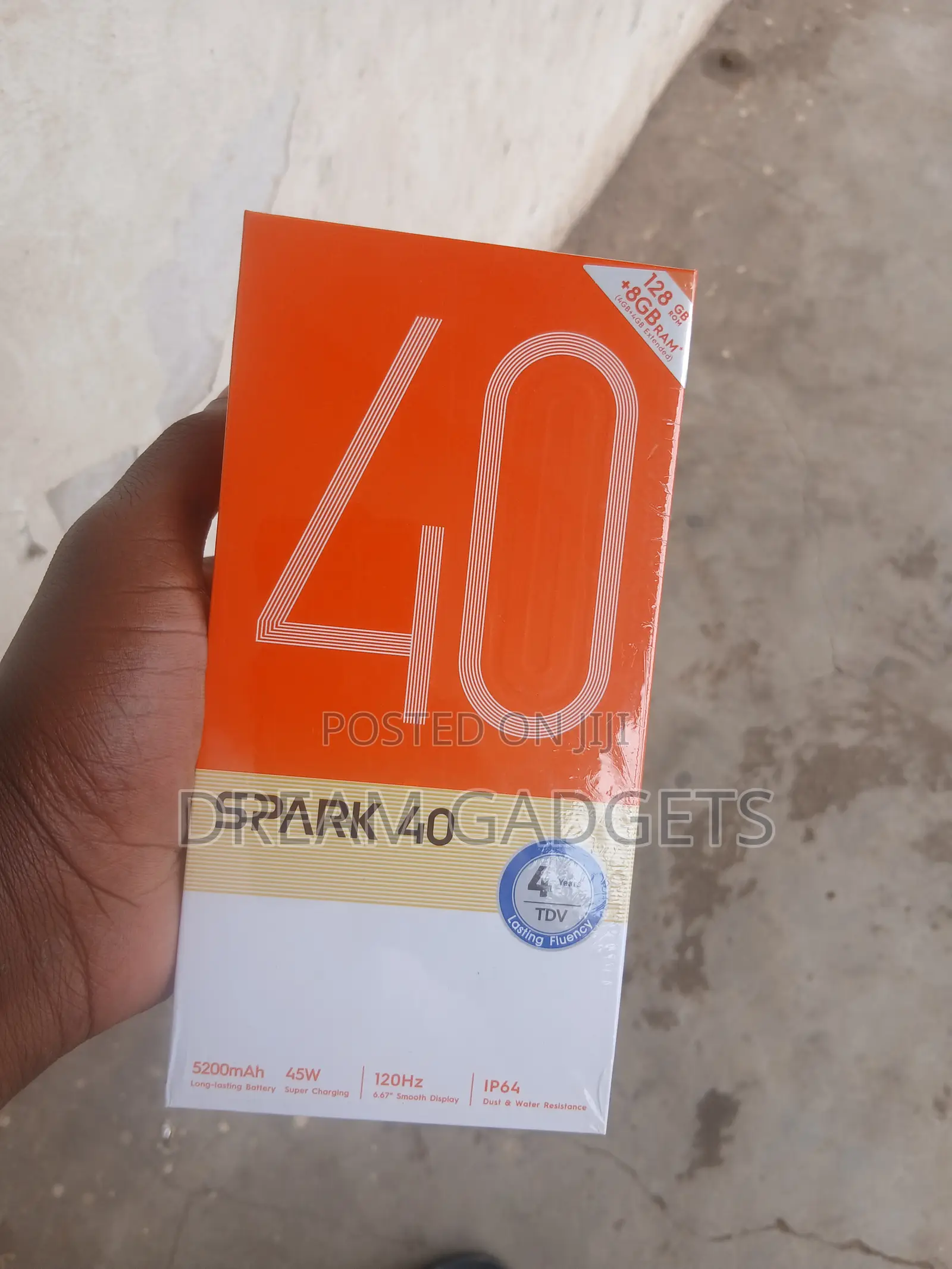 New Tecno Spark 40 256 GB Black