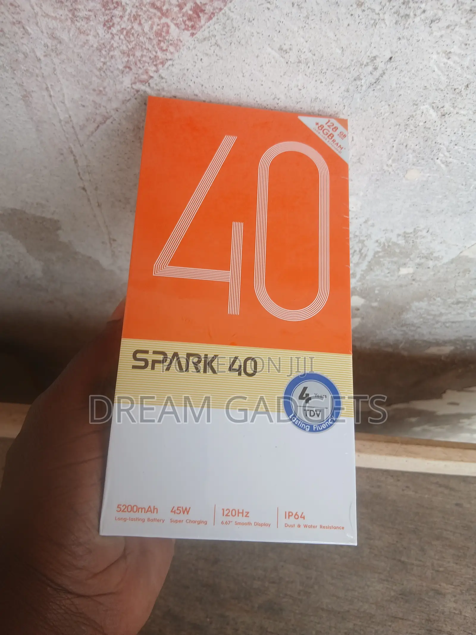 New Tecno Spark 40 256 GB Black