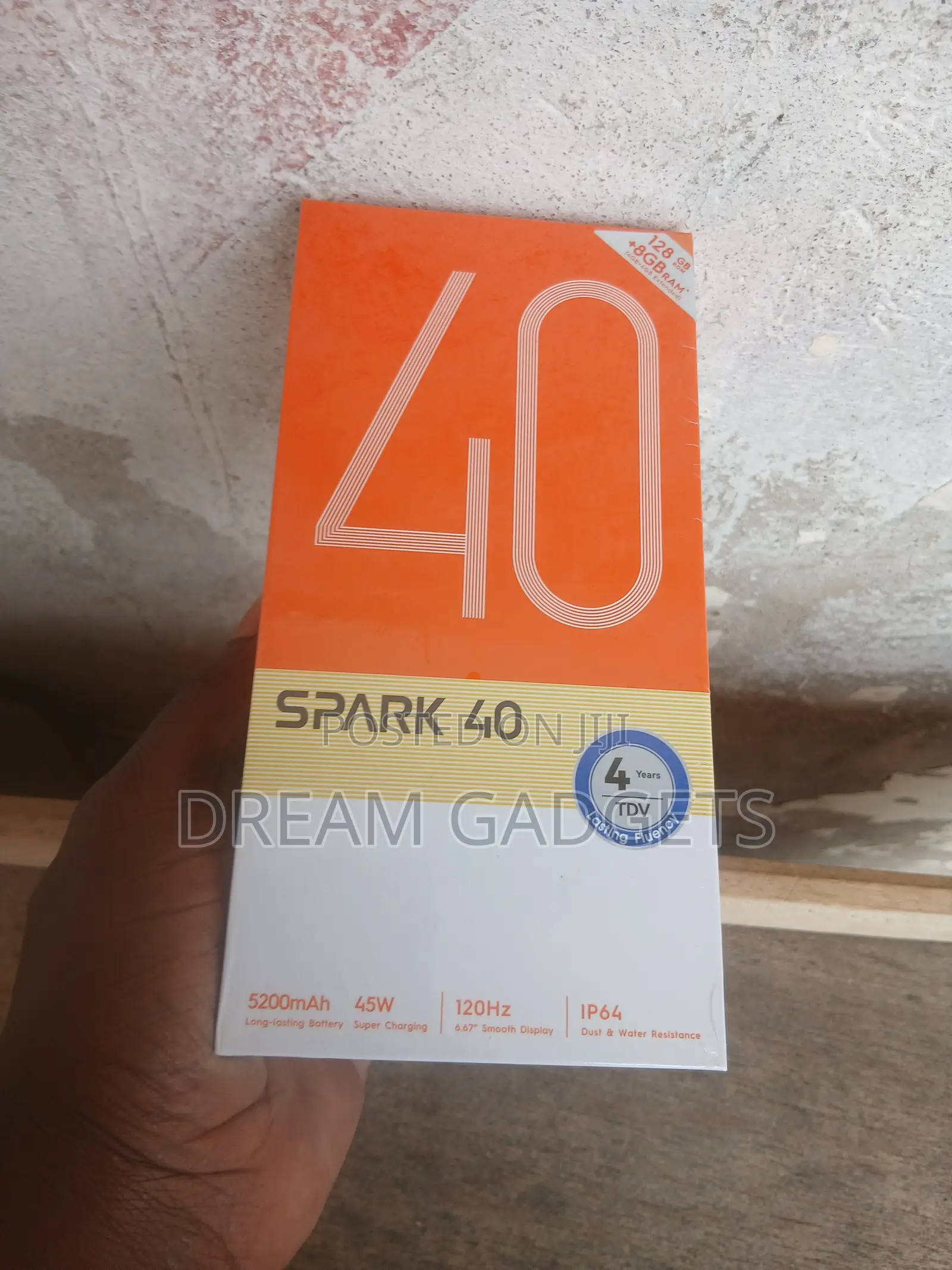 New Tecno Spark 40 256 GB Black