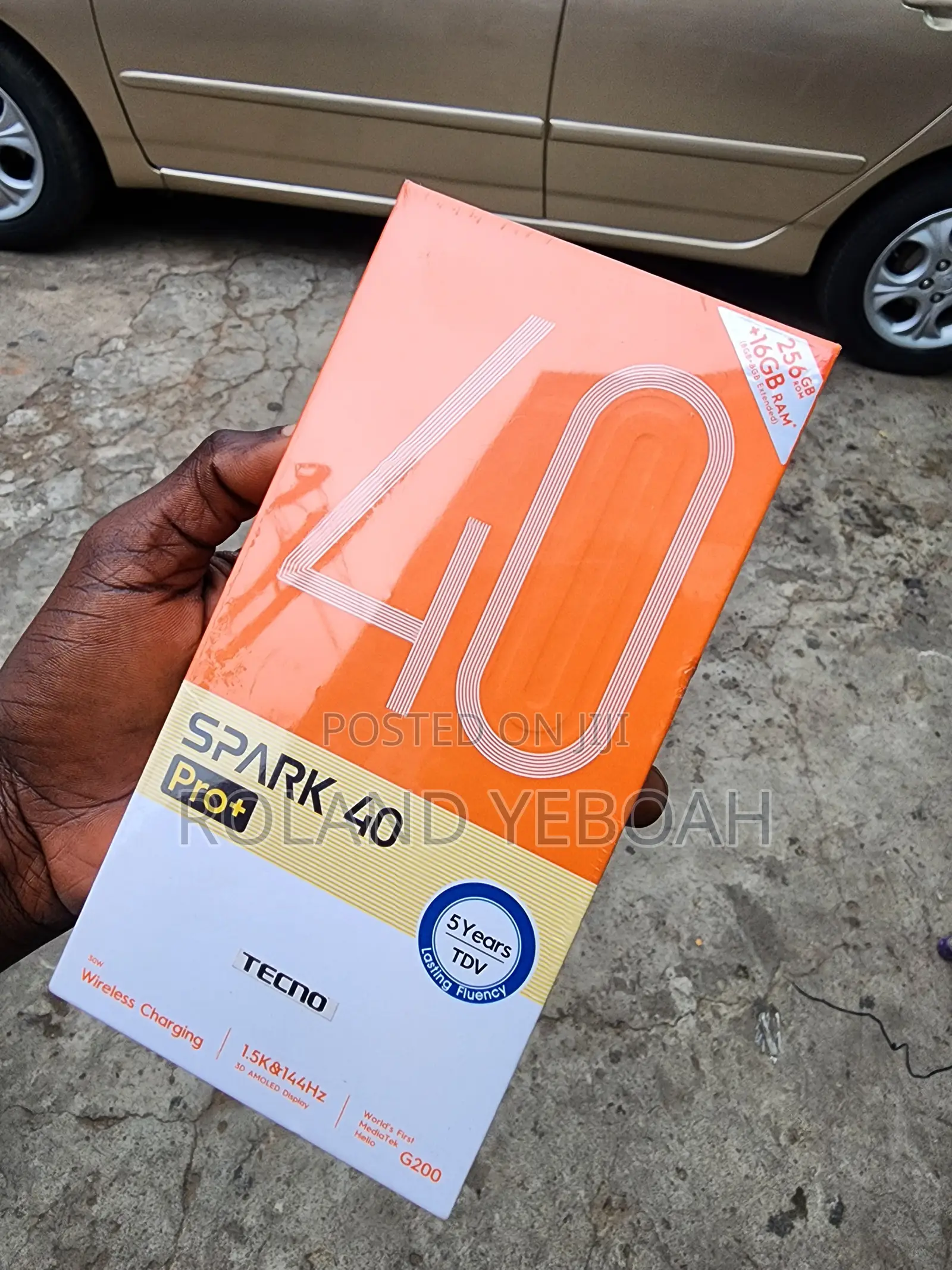 New Tecno Spark 40 Pro+ 256 GB Black