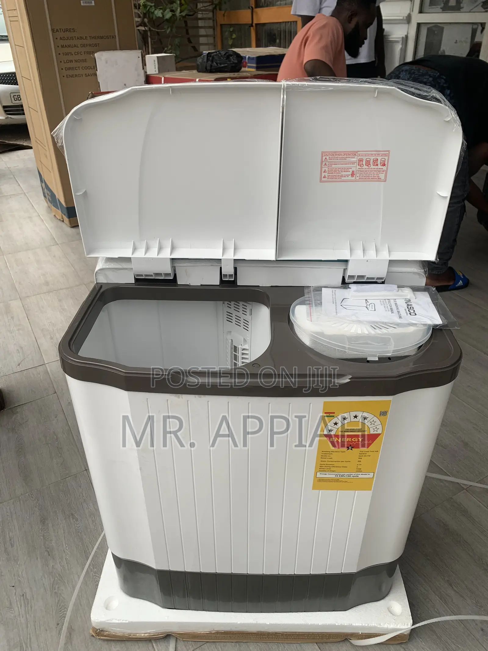 Buy Affordable Nasco 7kg Twin Tub Electric Washing Machine.