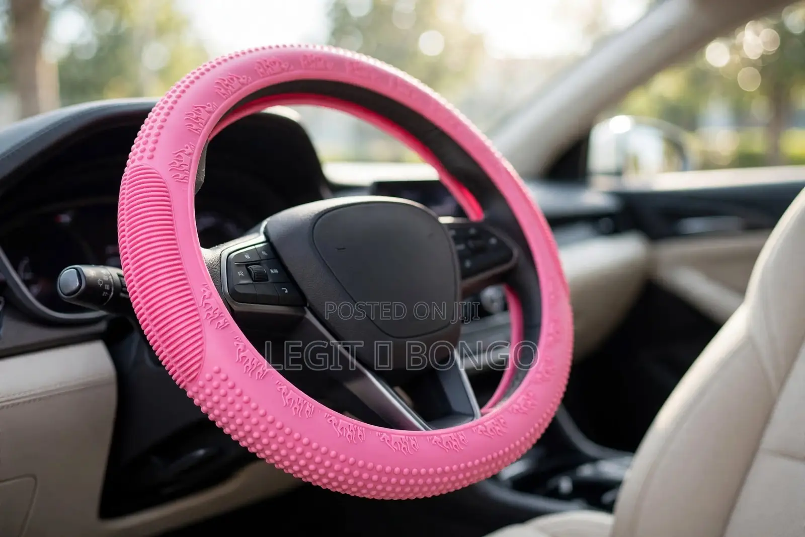 Silicon Rubber Steering Cover Pastiche Type - Flexible!