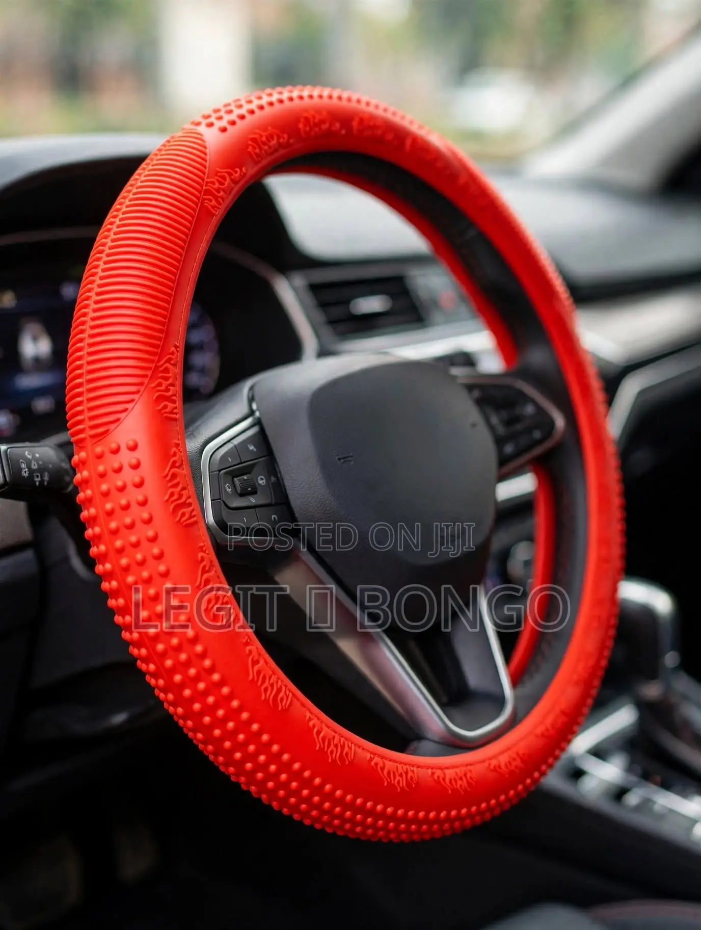 Silicon Rubber Steering Cover Pastiche Type - Flexible!
