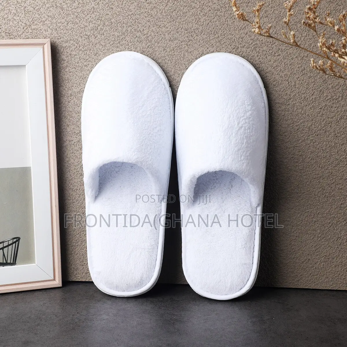 Guest Cotton Slippers for Hotels, Airbnbs, Guesthouses Etc(8mm ,6mm )