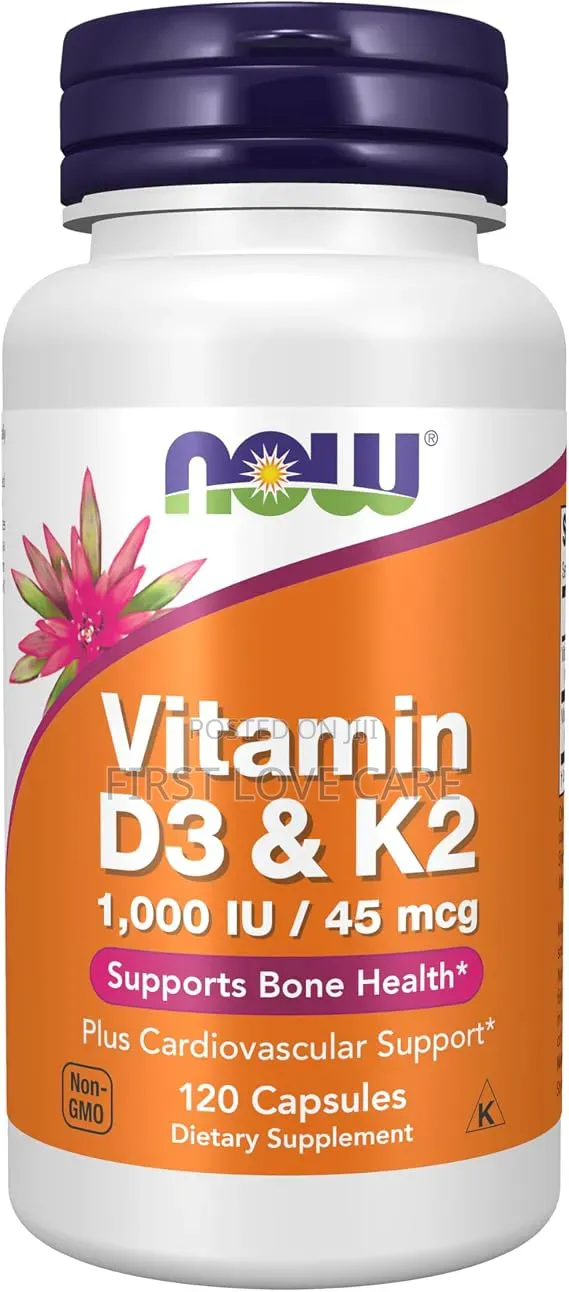 NOW Vitamin D3 Capsules
Supports Bone Health
120 Cap