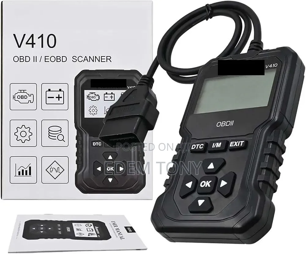 V410 OBDII Car Engine Fault Diagnostic Tool and Code Reader