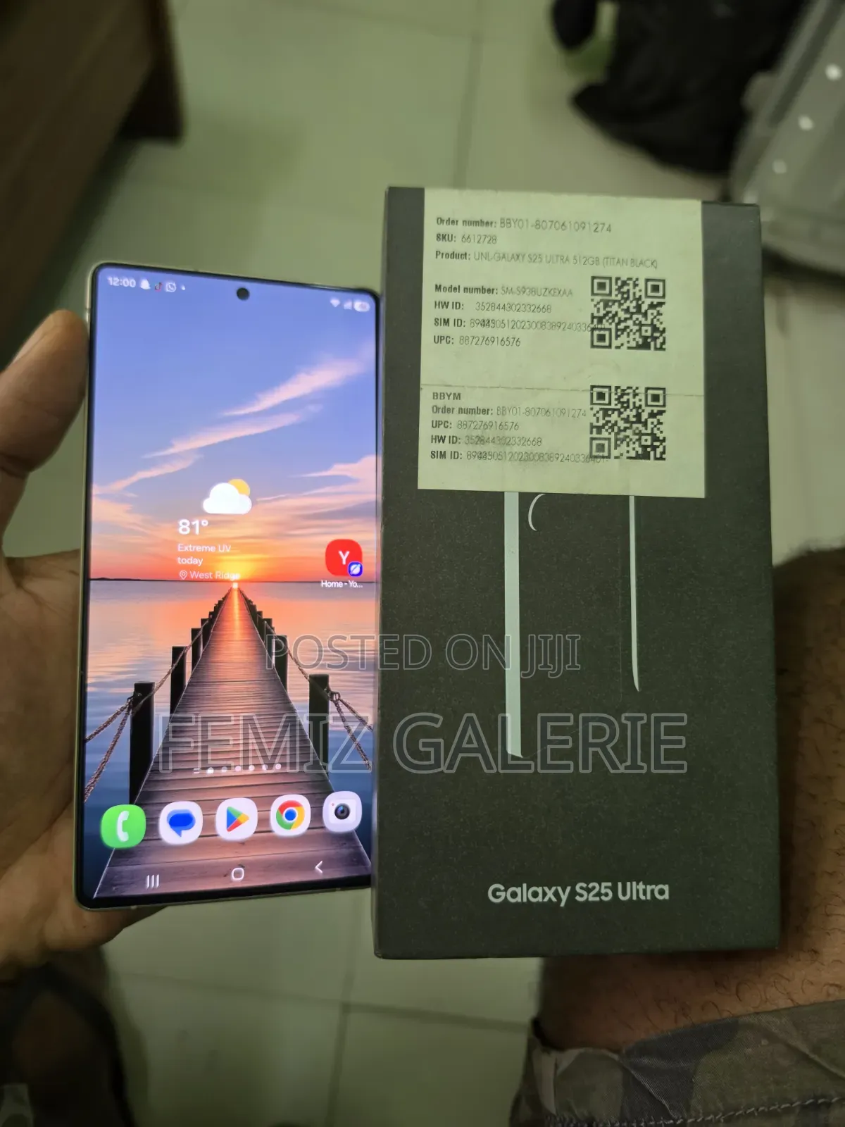 Samsung Galaxy S25 Ultra 512 GB Black