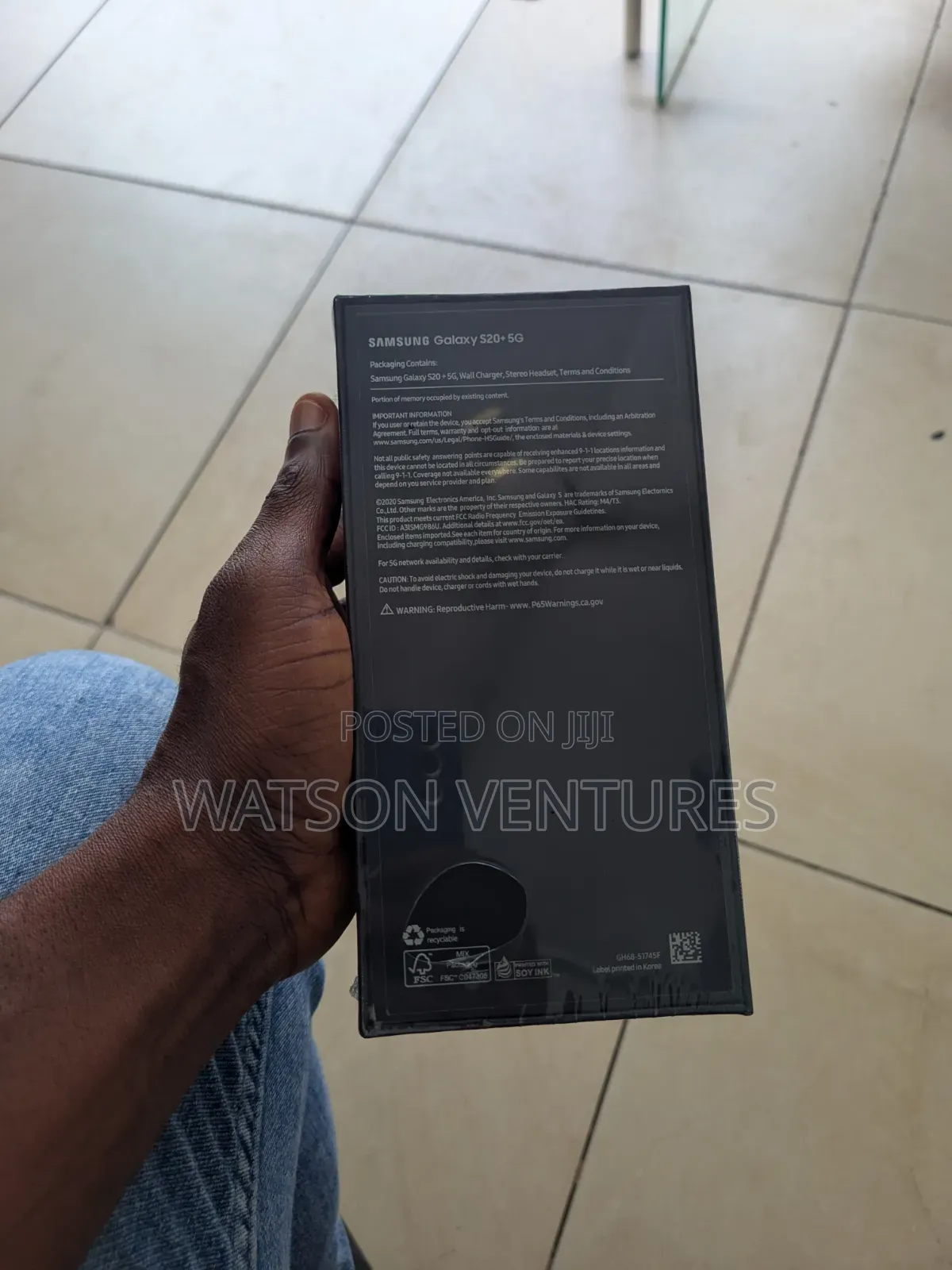 New Samsung Galaxy S20+ 128 GB Purple