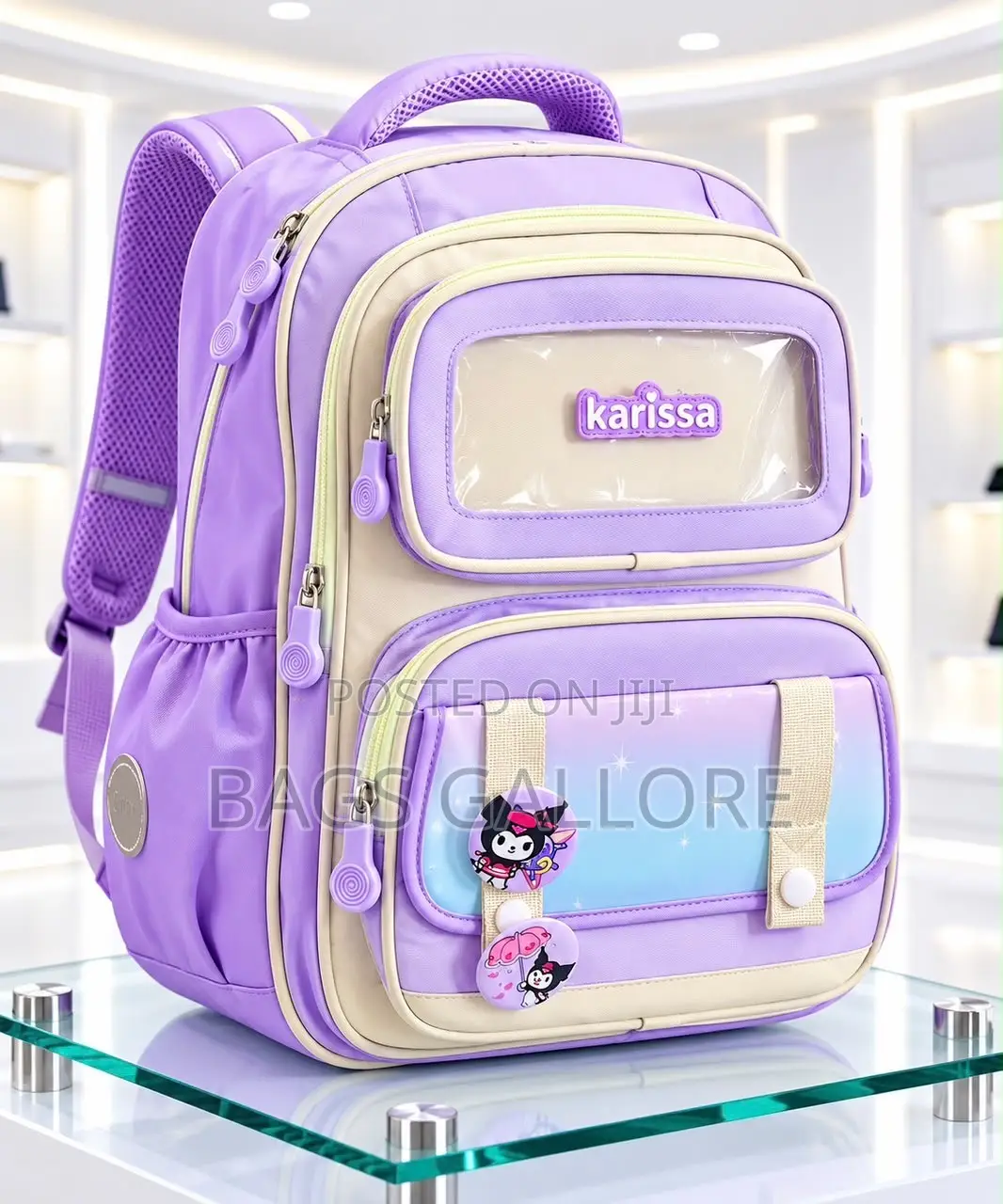 Purple Baby Backpack for School