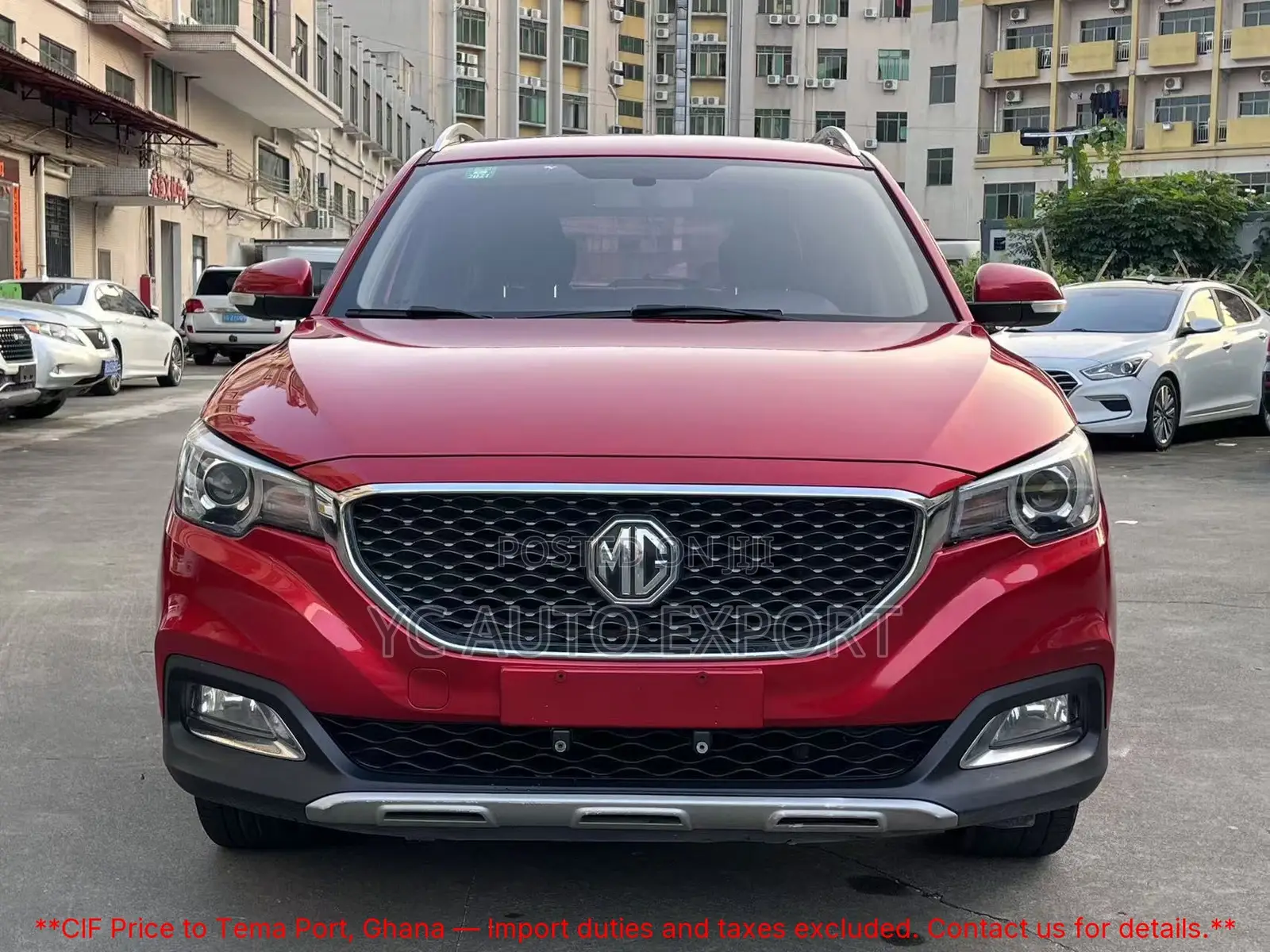 MG ZS 2017 Red