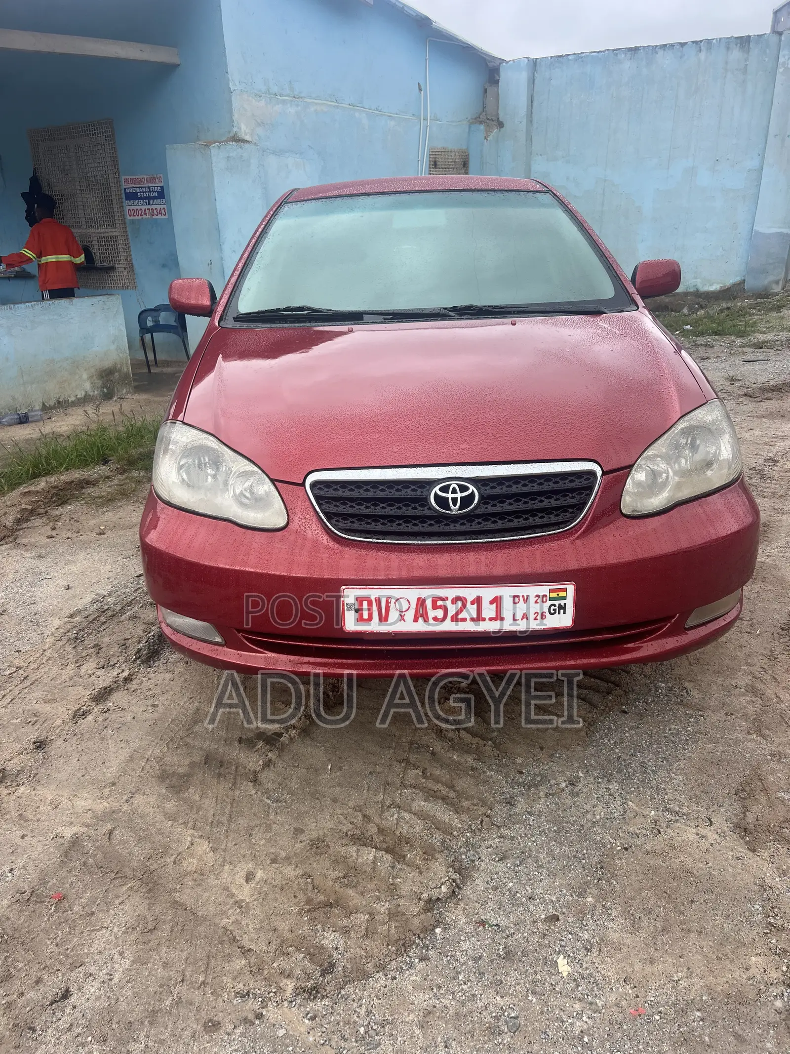 Toyota Corolla LE 4dr Sedan (1.8L 4cyl 4A) 2011 Red
