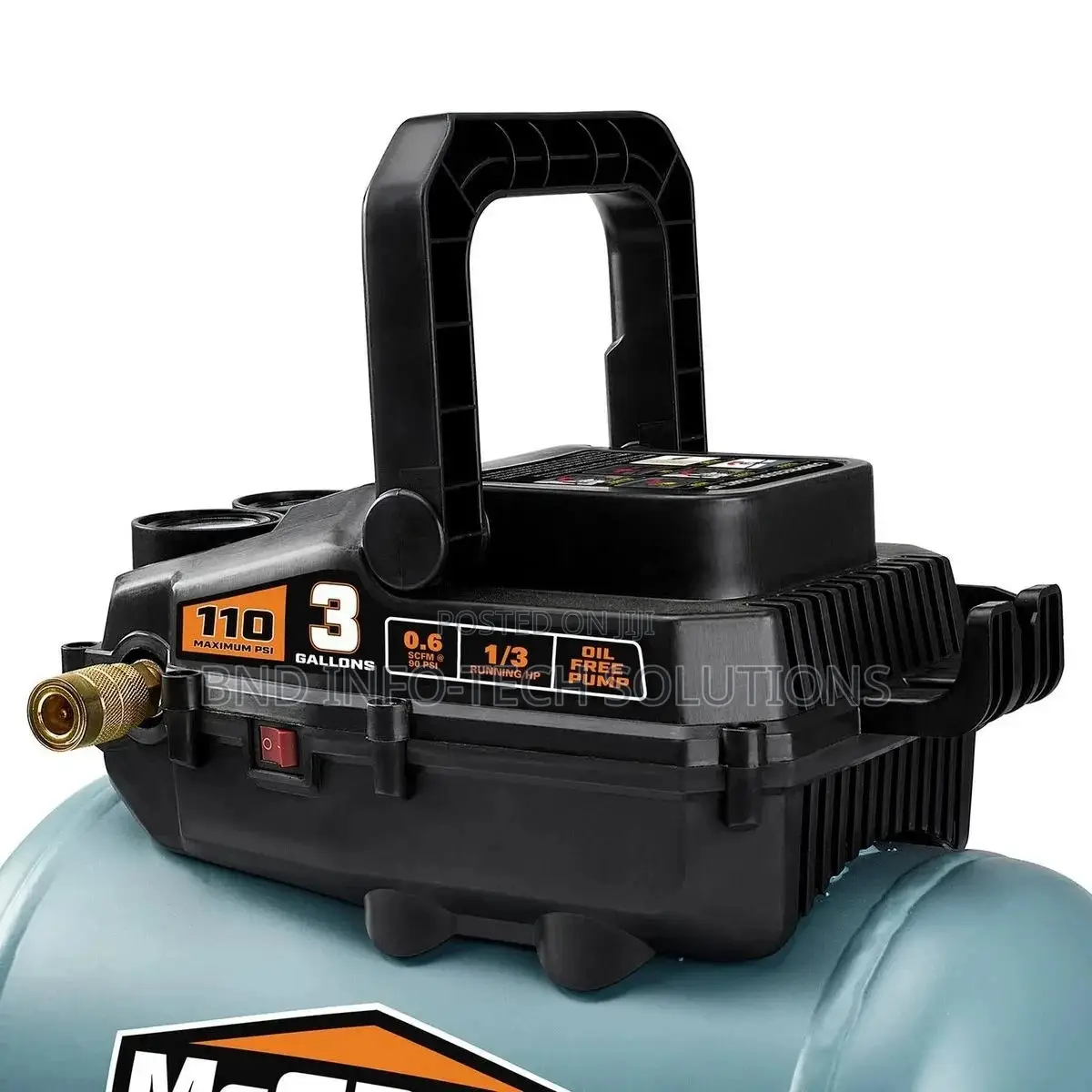 3 Gallon Oil Free Portable Electric Air Compressor