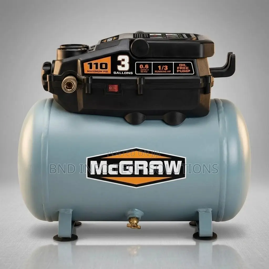 3 Gallon Oil Free Portable Electric Air Compressor