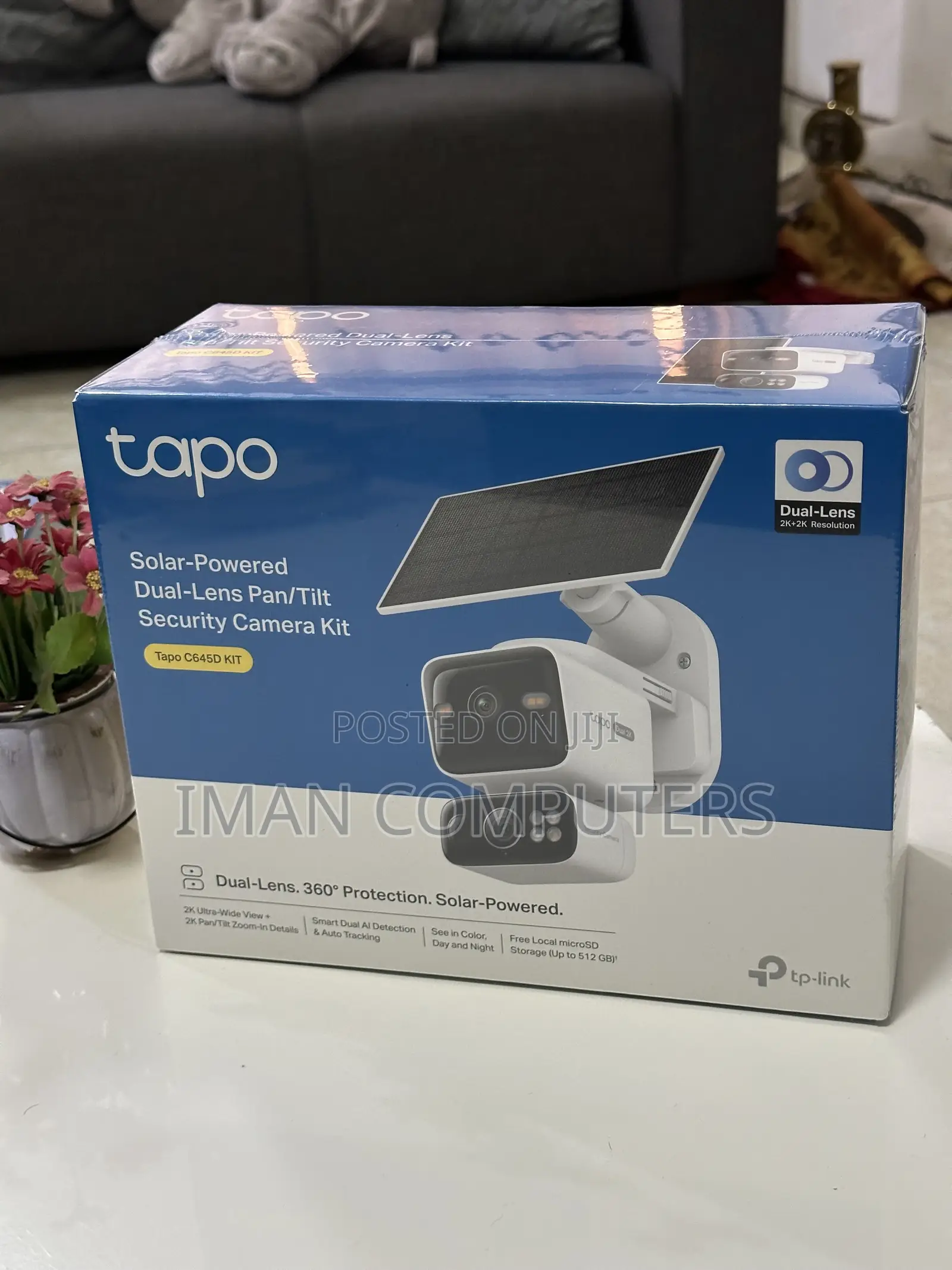 Tapo C645D KIT TP-Link Tapo C645D Is an Outdoor Dual-Lens Smart