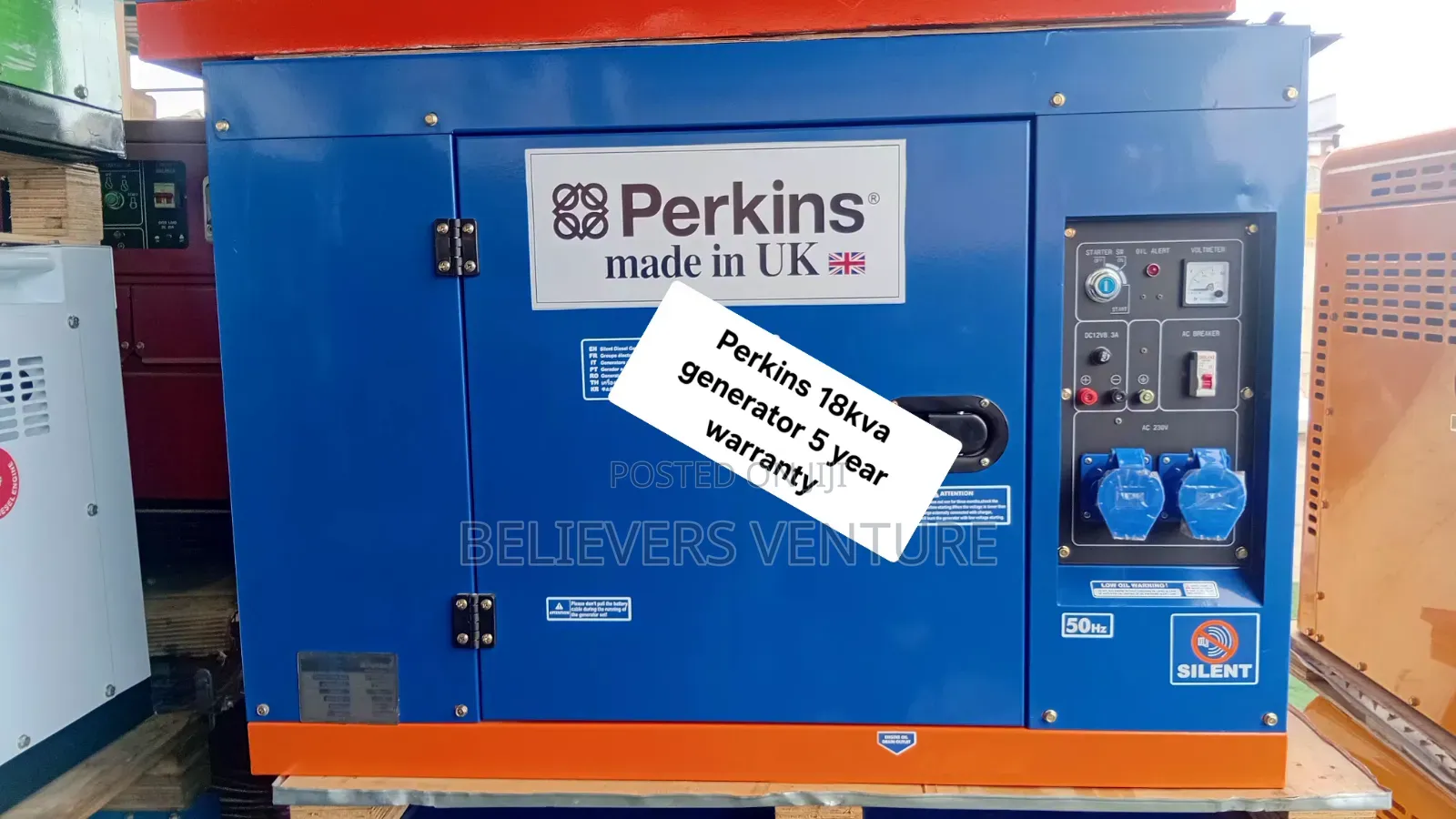 Perkins 18KVA Generator – Strong Power for Home Business
