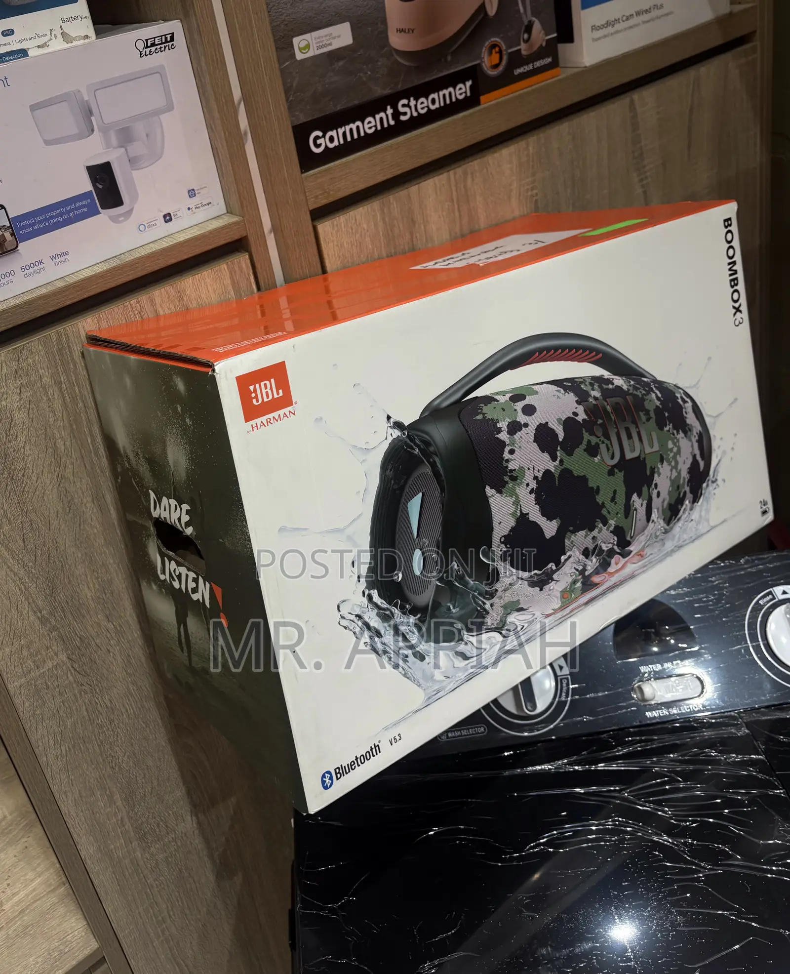 Super Affordable JBL Boombox 3 Bluetooth Speaker(Portable) 