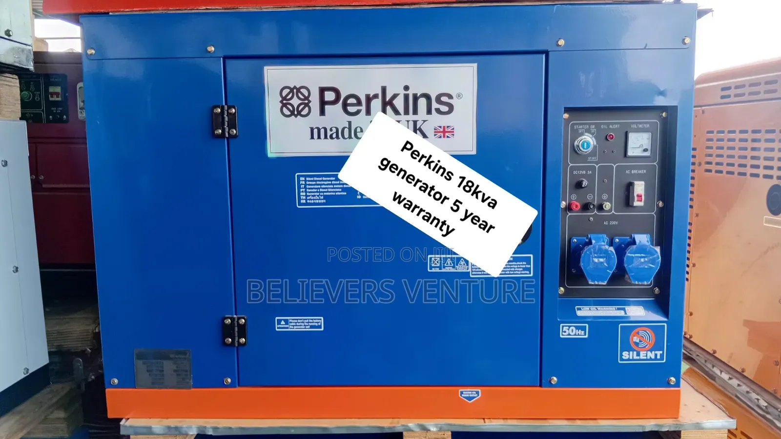 Perkins 18KVA Generator – Efficient Dependable Backup Power