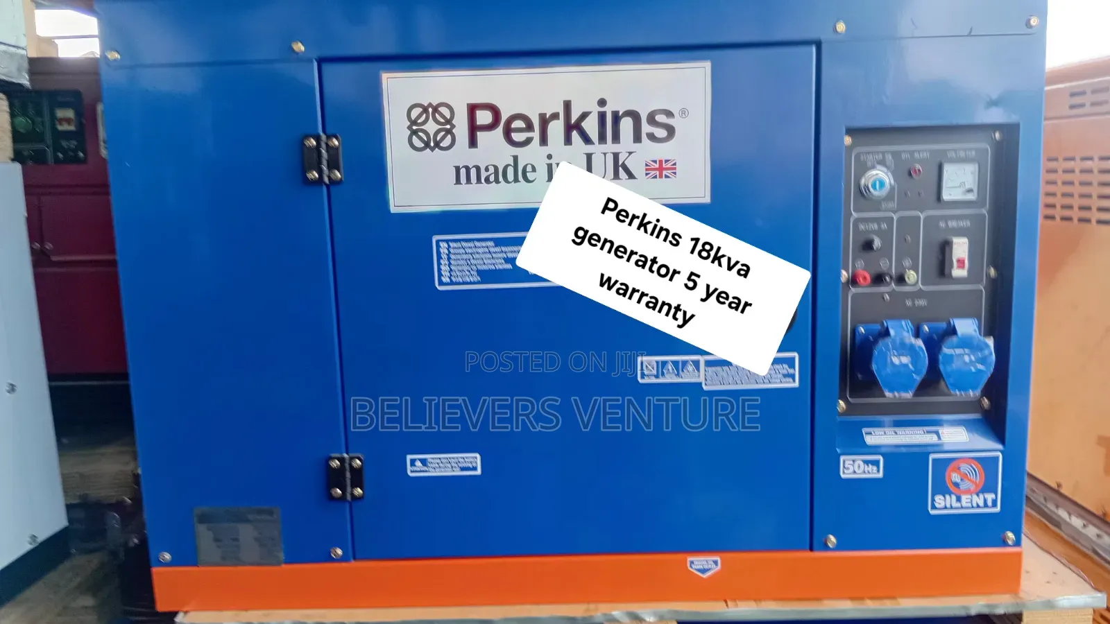 Perkins 18KVA Generator – Strong Power, Built to Last