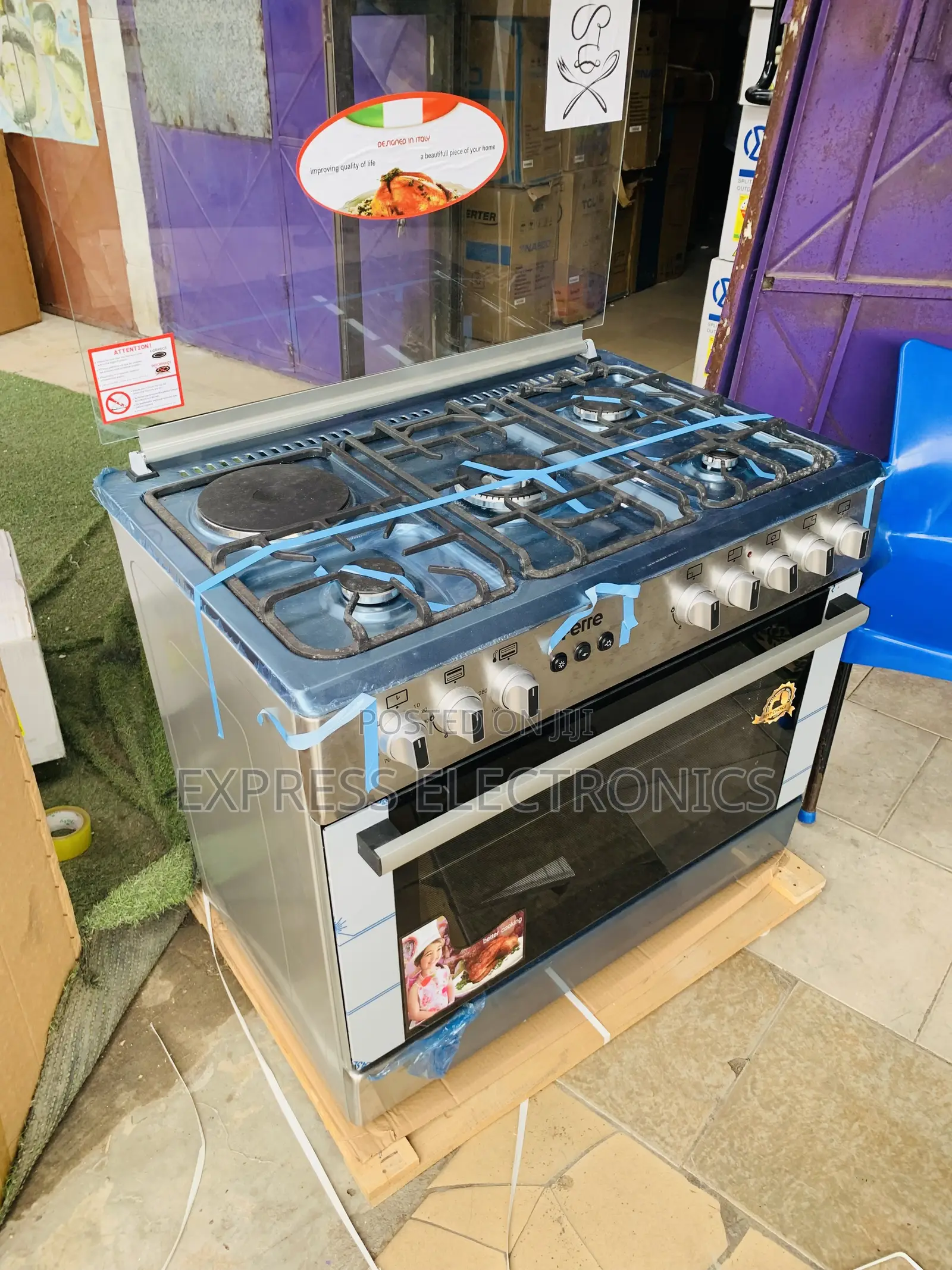 Ferre Gas Electric Coke Oven Rotisserie Sliver 4-1 60/90