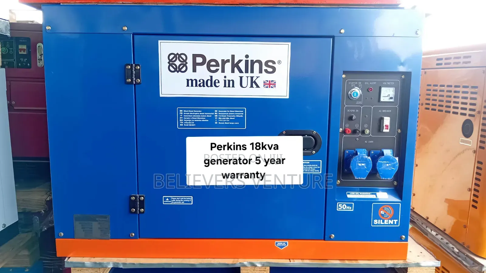 Perkins 18KVA Diesel Generator – Stable Power, Anytime
