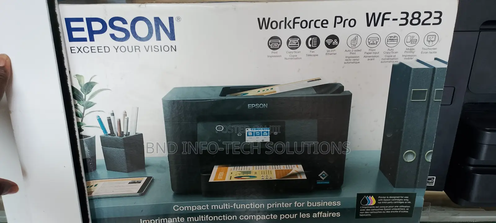 Epson Workforce Pro WF-3823 Wireless Color All-in-One Inkjet Printer