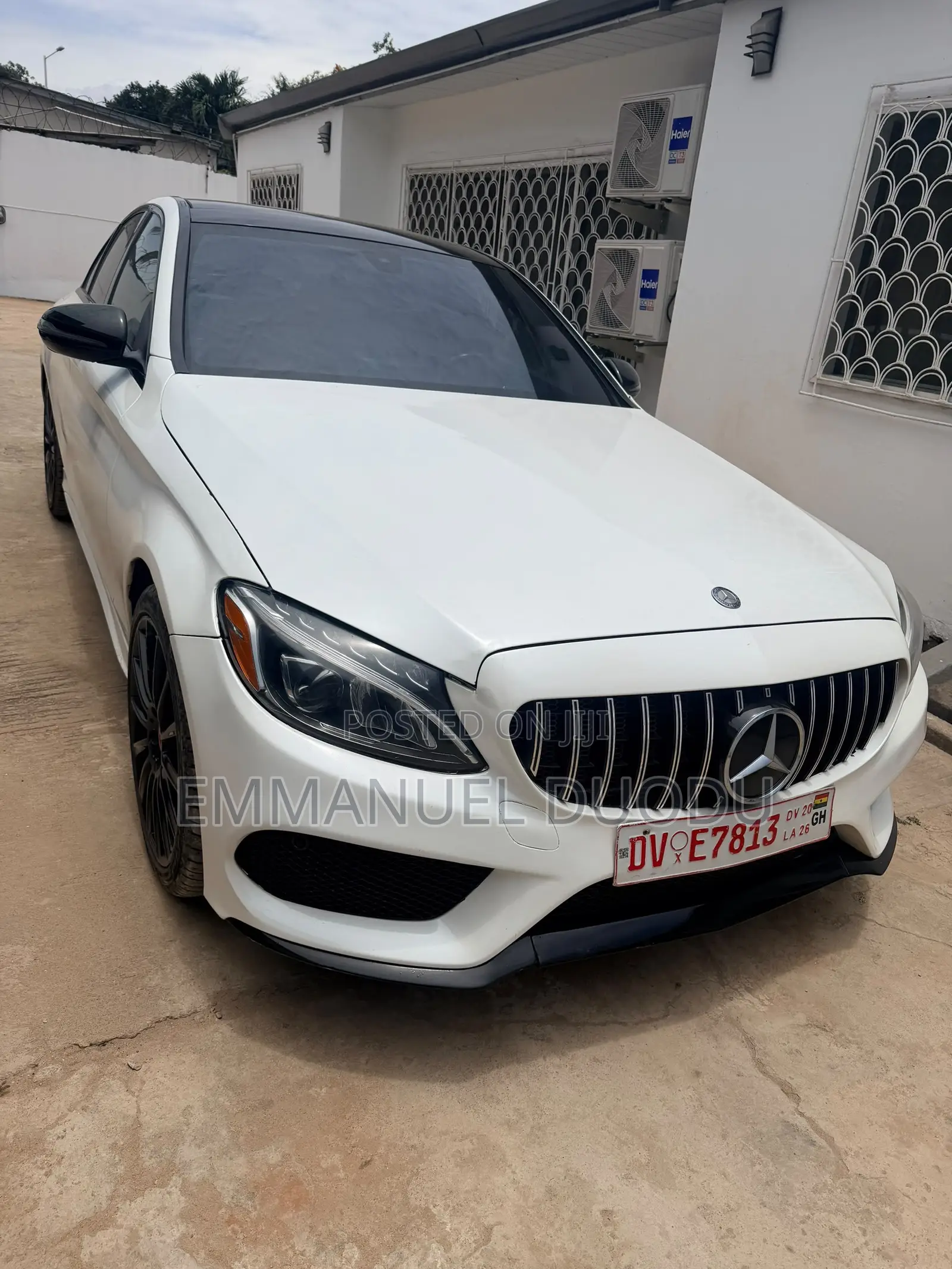 Mercedes-Benz C300 Sport 4Matic Sedan AWD (2.0L 4cyl 7A) 2017 White