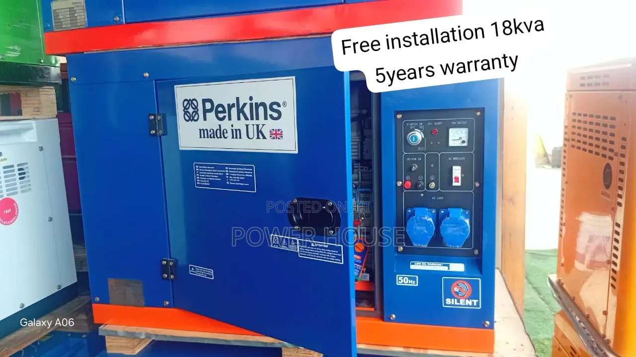 Perkins 18KVA Silent Diesel Generator – Quality Power 18kva