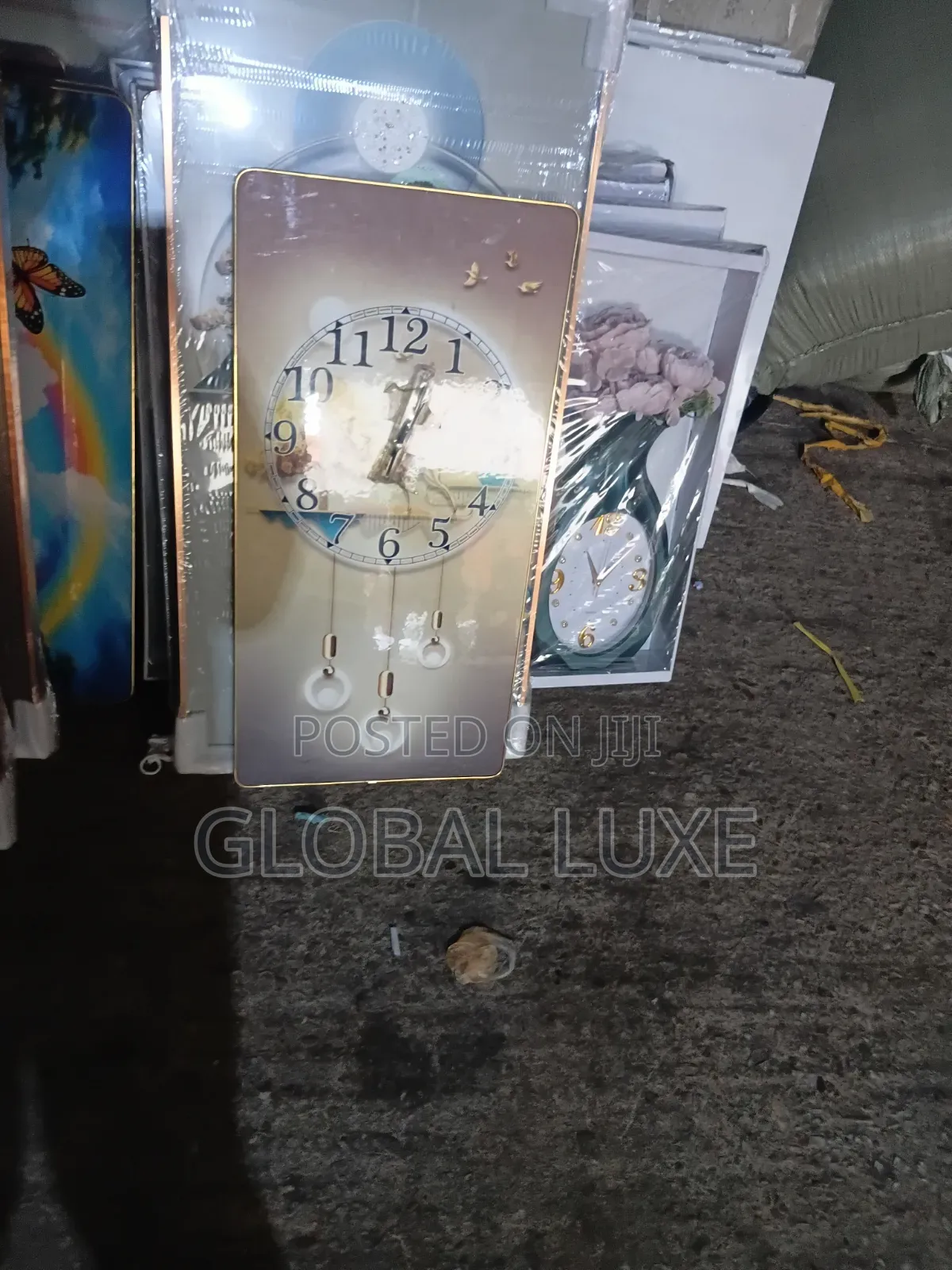 3D Decorative Pendulum Wall Clock – Modern Wall Decor