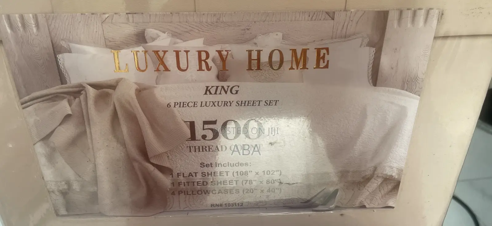 King Size 6pcs High Quality Luxury Home Bedsheets