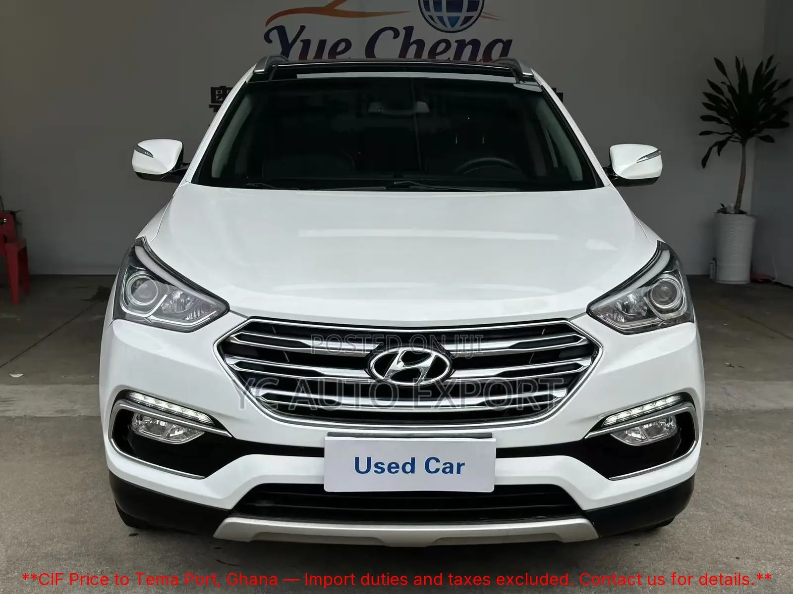 Hyundai Santa Fe Limited AWD 2017 White