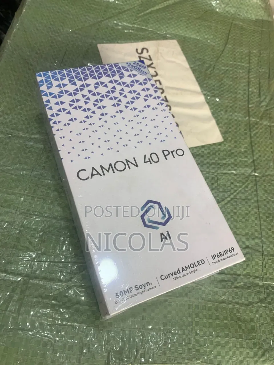 New Tecno Camon 40 Pro 5G 256 GB Black