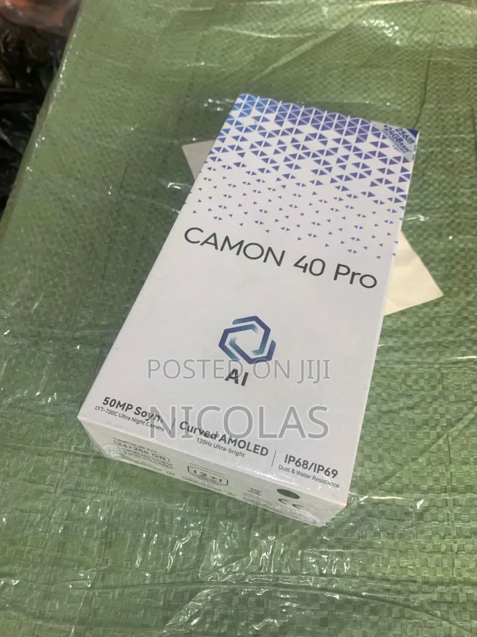 New Tecno Camon 40 Pro 5G 256 GB Black