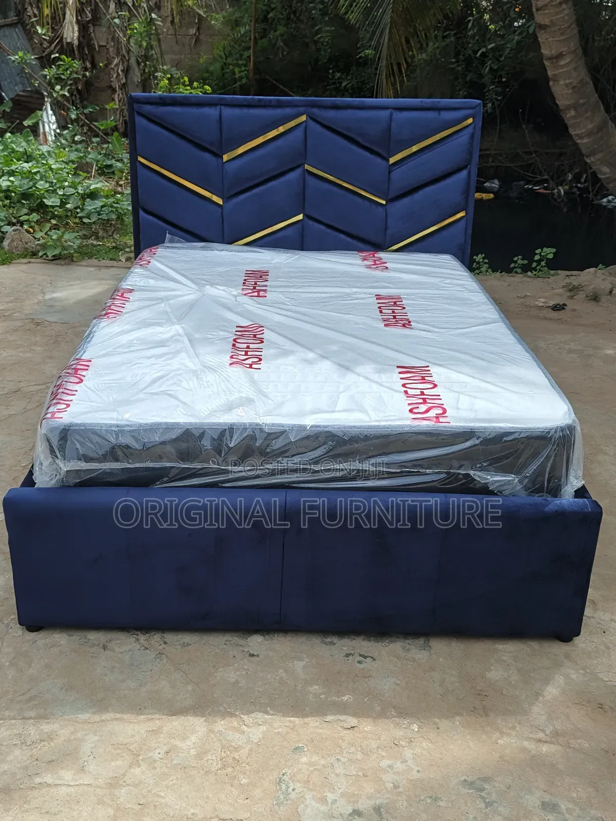 Double Bed Frame and Mattress