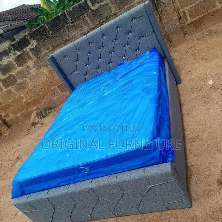 Double Bed Frame and Mattress
