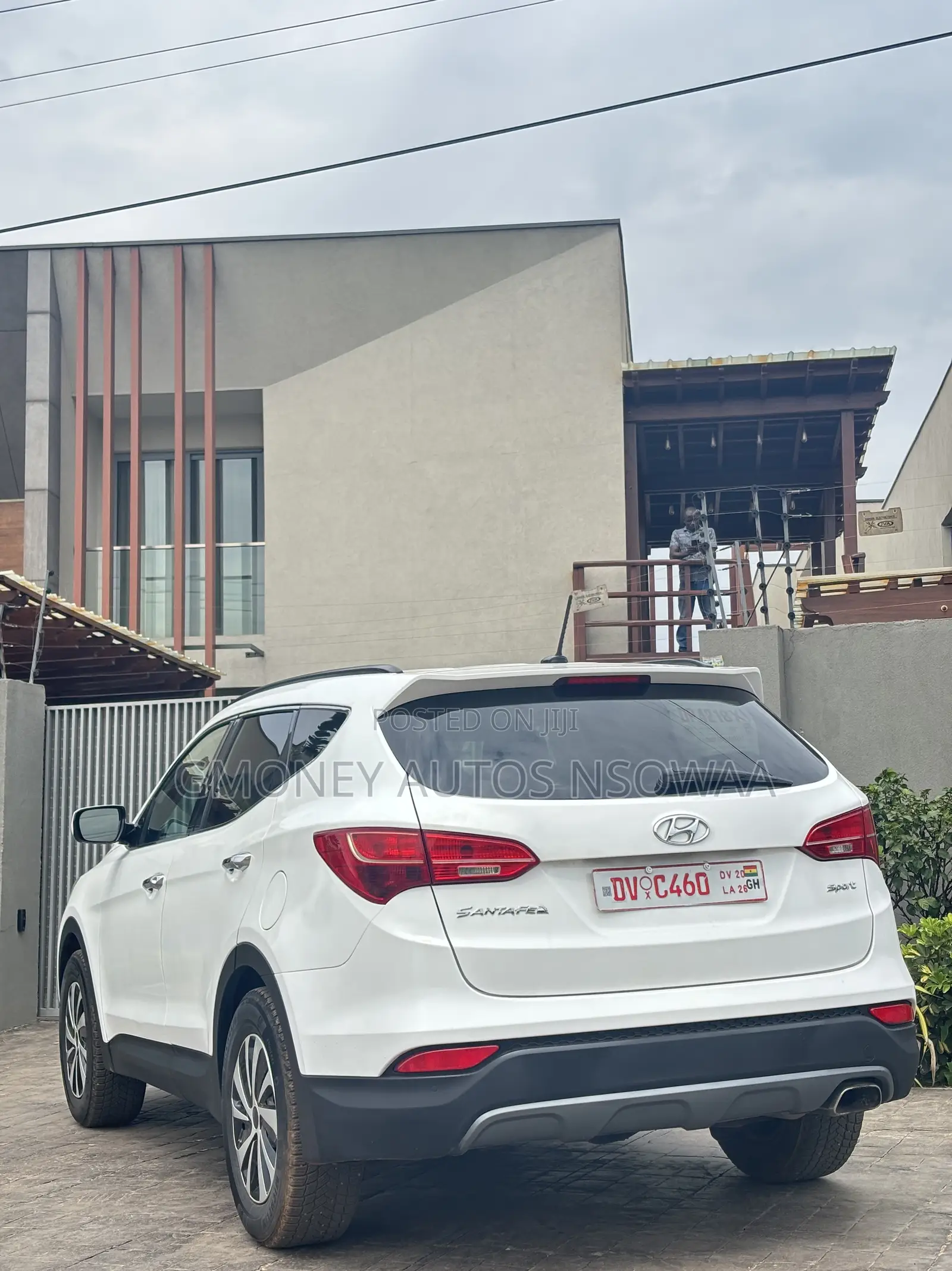 Hyundai Santa Fe SE AWD 2016 White