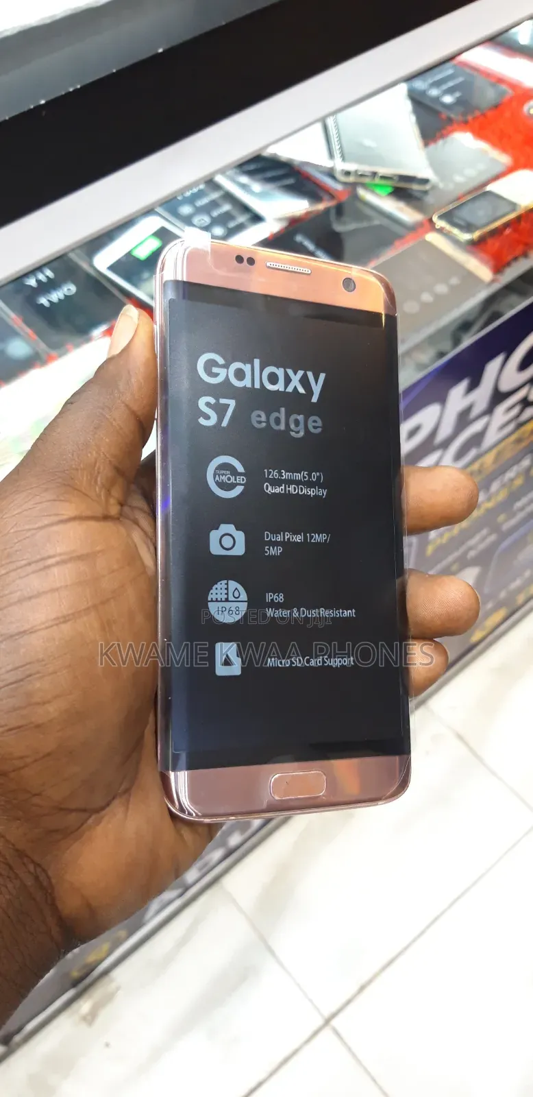 New Samsung Galaxy S7 edge 32 GB Rose Gold